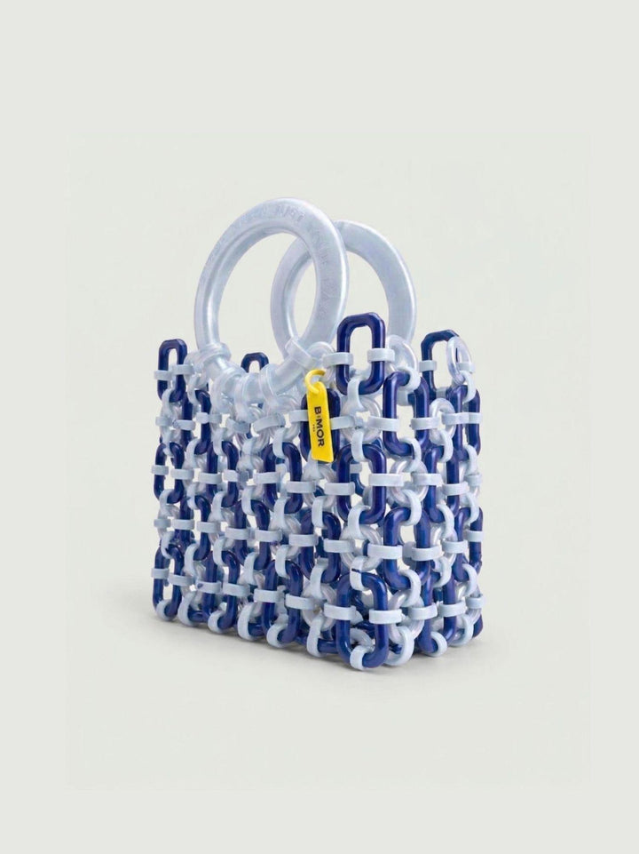 Borsa a mano Doll in resina sky pearl DOLL+BB BLU PERLA+AZZURRA BIMOR 