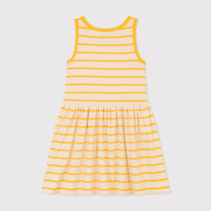 Abito smanicato in cotone bambina A07SY 01 PETIT BATEAU 