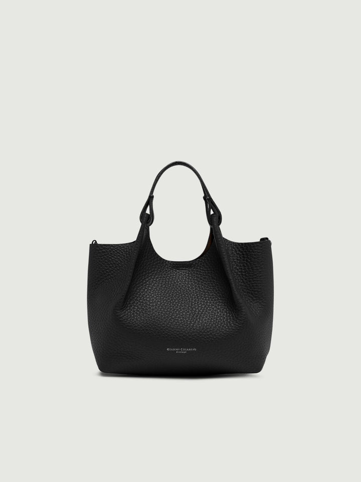 Borsa a spalla Dua color nero-castoro 9719 RNGDBL 12565 GIANNI CHIARINI 