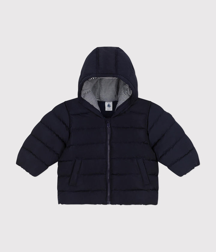 Piumino blu foderato in pile A0B40 01 PETIT BATEAU 