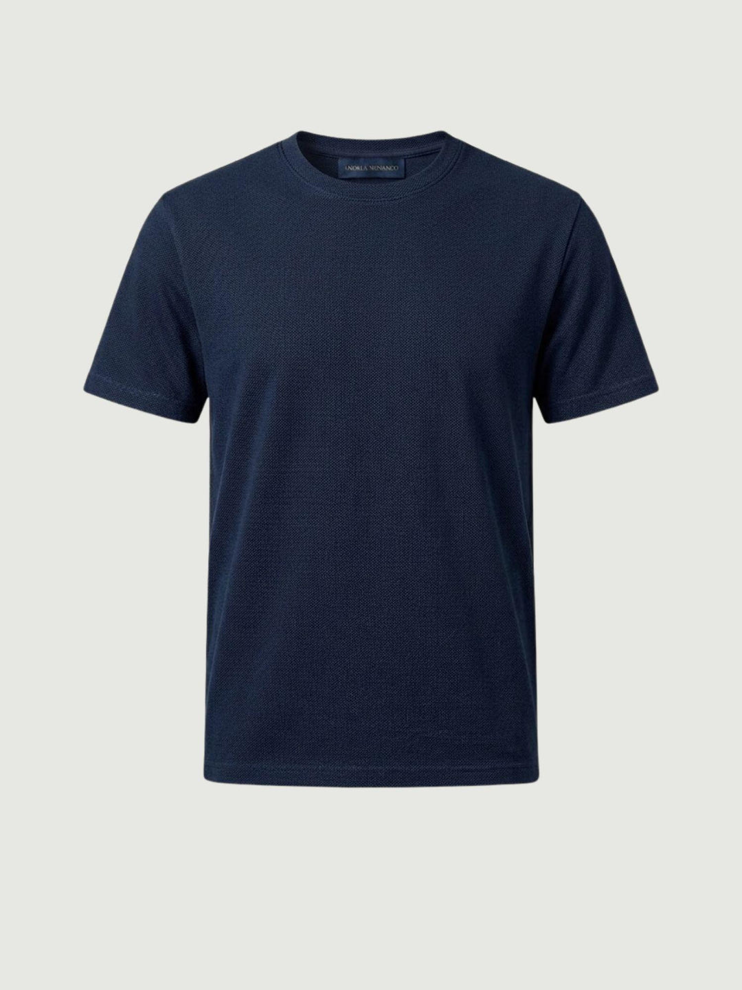 T-shirt piquet in cotone navy 5800426 220 ANDREA MORANDO 