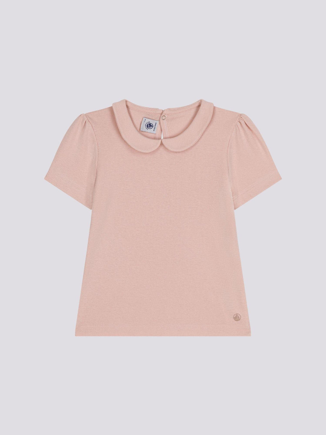 T-SHIRT A MANICHE CORTE BAMBINA A0AMZ 01 PETIT BATEAU 
