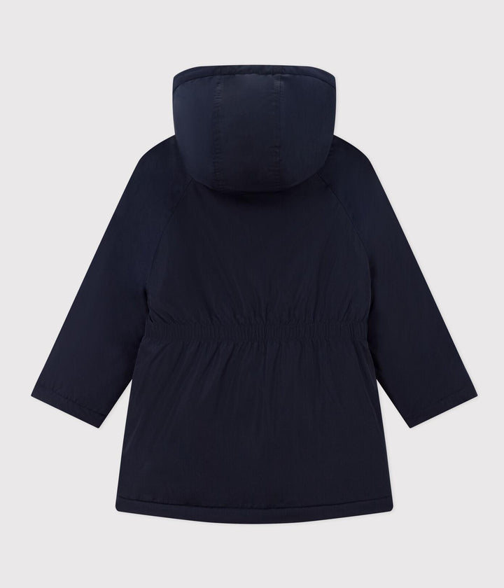 PARKA BAMBINA NAVY A081G 01 PETIT BATEAU 