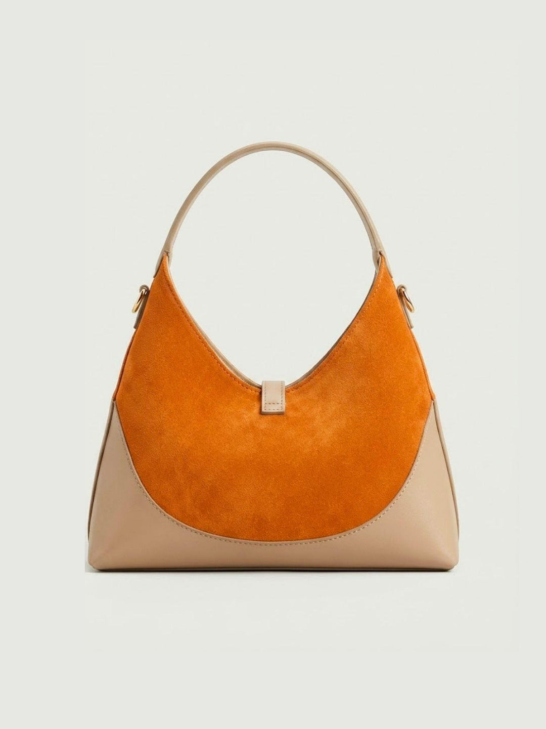 Borsa a spalla Elly in pelle scamosciata arancio ELLY ARANCIO BIMOR 