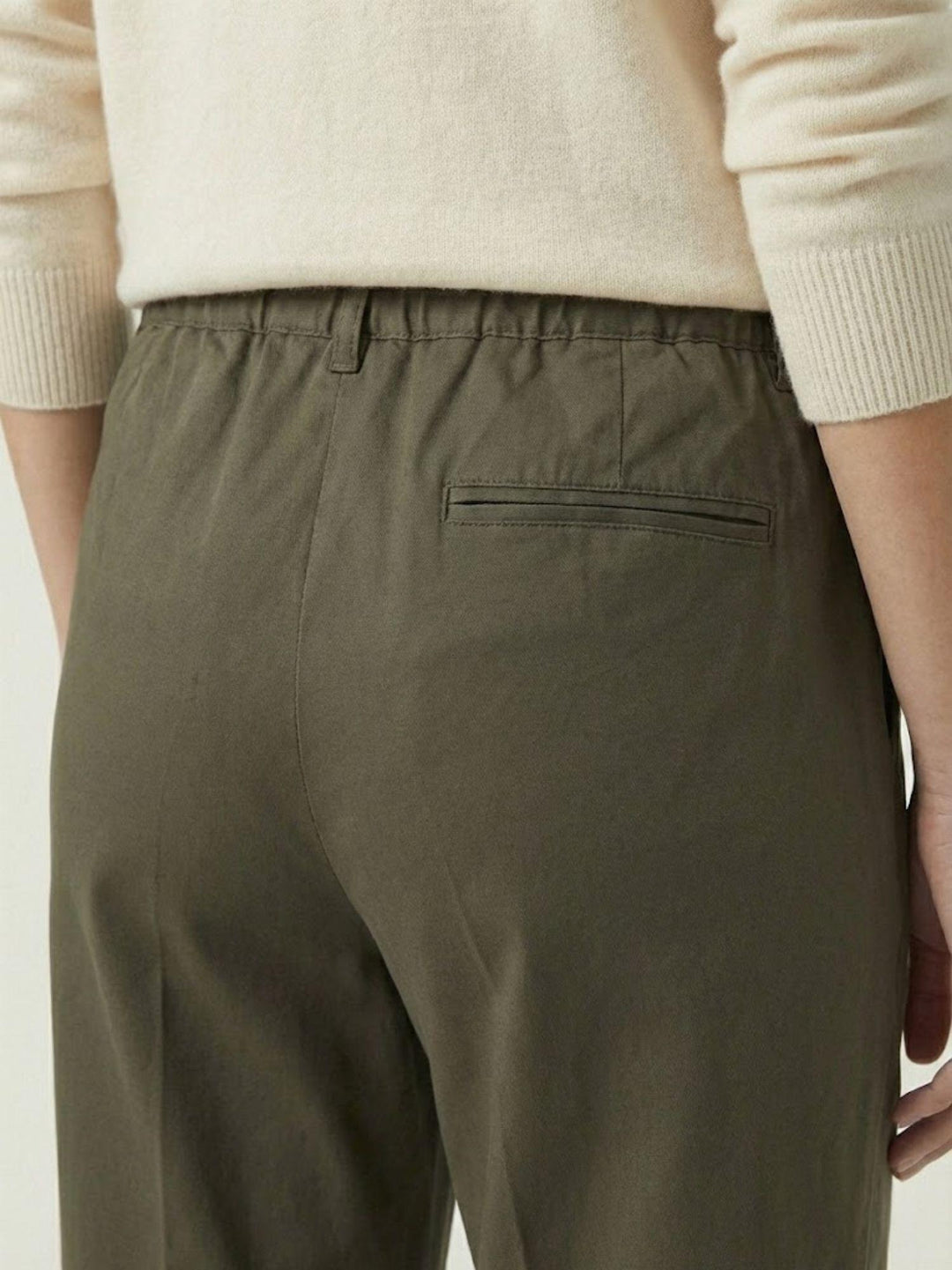 Pantalone a palazzo cioccolato 80378GB CIOCCOLATO ANDREA MORANDO 