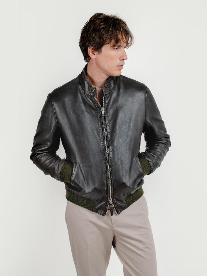 GIACCA IN PELLE TESTA MORO EAST VILLAGE EAST VILLAGE 06 JACK LEATHER 