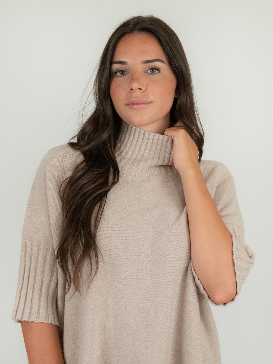 LUPETTO MANICA 3/4 BEIGE 0370/164 0082 BIMOR 