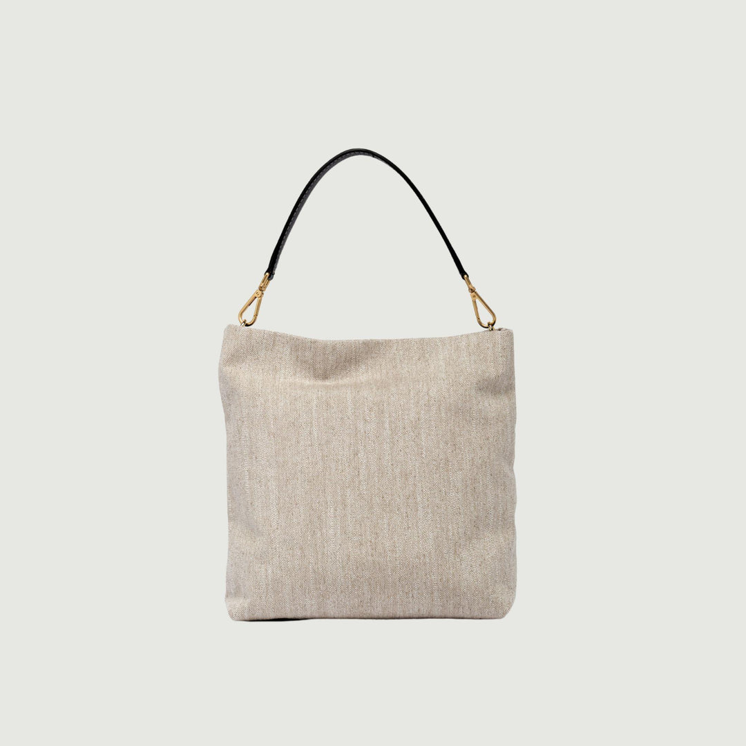 BORSA PELLE E TESSUTO AFRA BS 10610 LIN-RMN 10313 GIANNI CHIARINI 