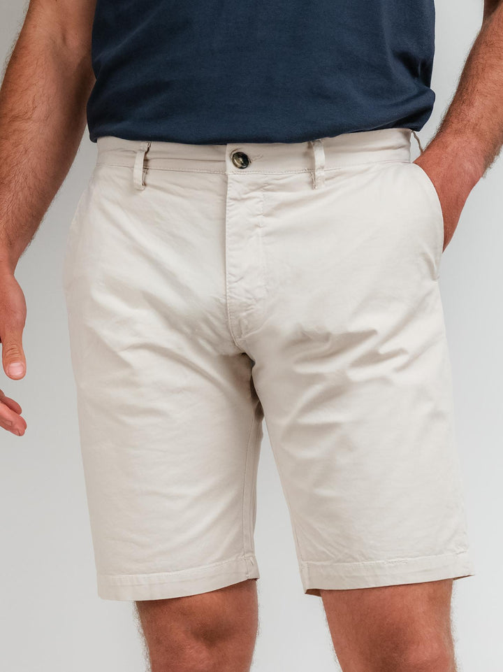BERMUDA IN COTONE SABBIA