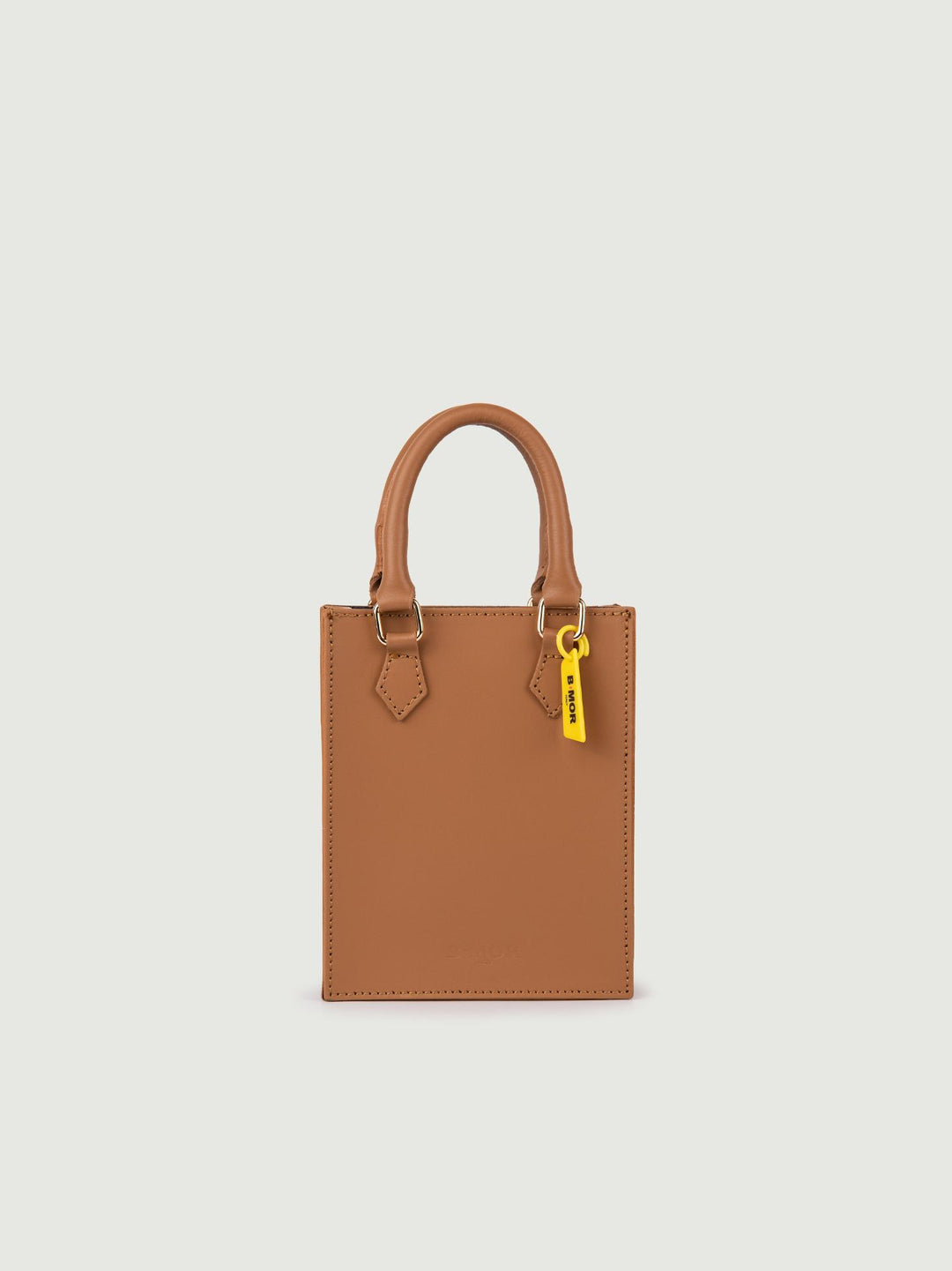 BORSA IN PELLE MARRONE BABY BABY BISCOTTO BIMOR 