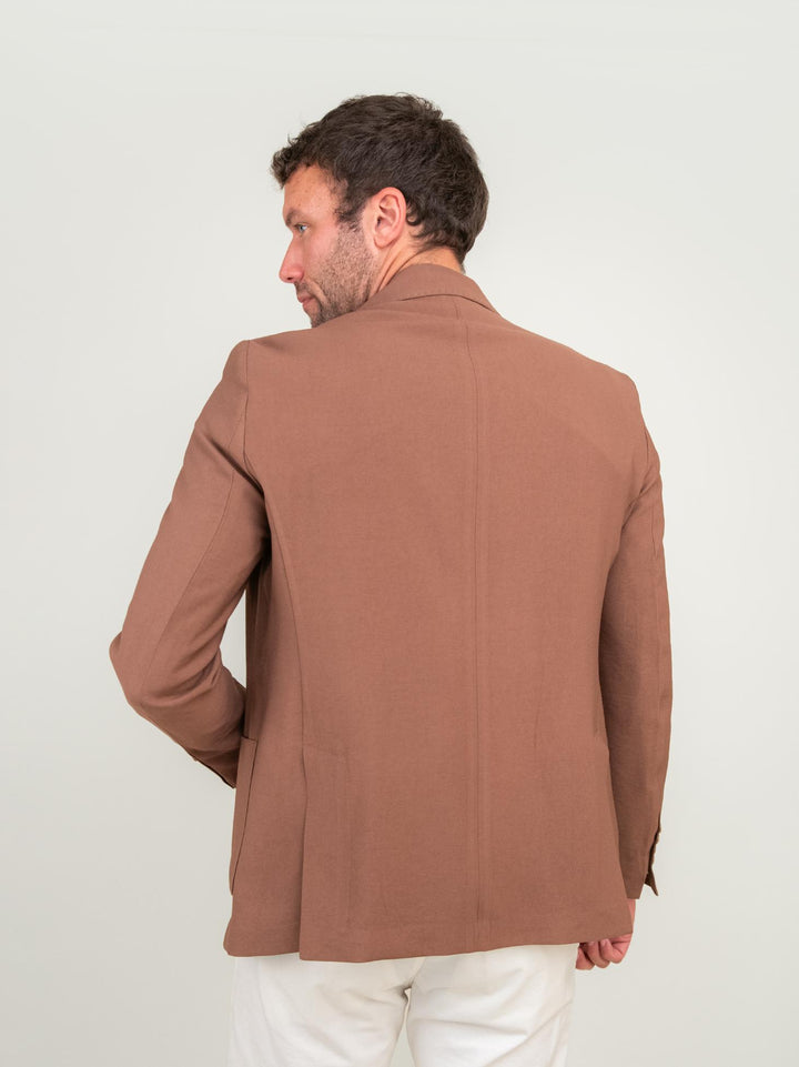 BLAZER MONOPETTO COLOR marrone