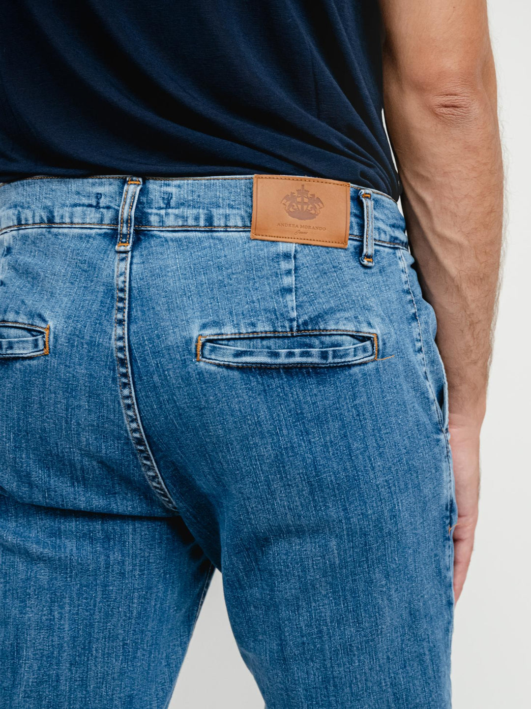 JEANS CON TASCHE AMERICANE 75903CAR DSW ANDREA MORANDO 