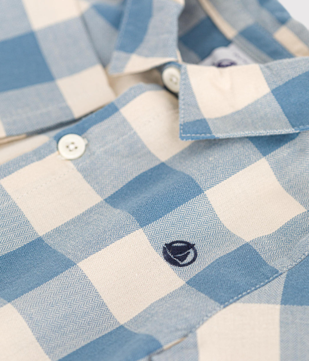 Camicia in flanella a quadri A0B4A 01 PETIT BATEAU 
