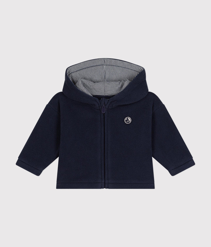 Felpa blu per bebè di pile A0BFK 01 PETIT BATEAU 