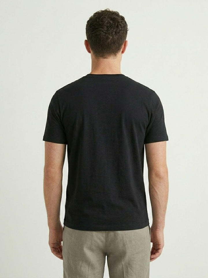 T-shirt in jersey nera 5980426 900 ANDREA MORANDO 