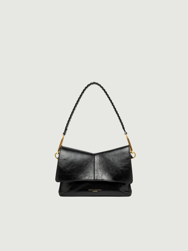 BORSA DIVA IN PELLE NERA BS 11940 RALPH 001 GIANNI CHIARINI 