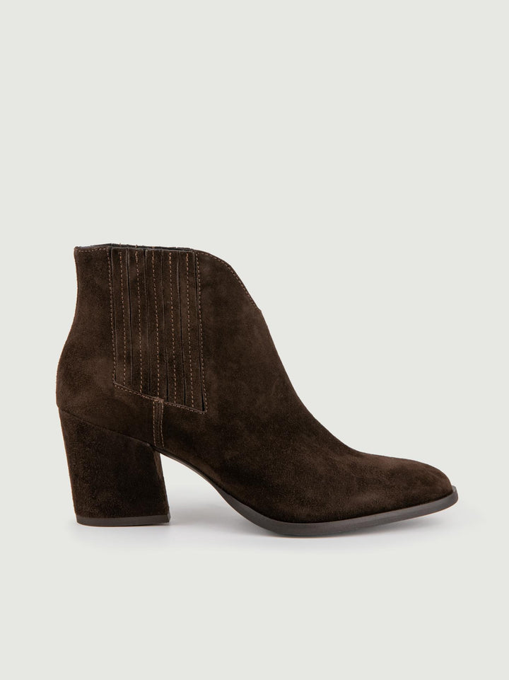 STIVALETTO TEXANO SCAMOSCIATO TESTA MORO CON SCOLLO 7348/42CAM T MORO ANDREA MORANDO 