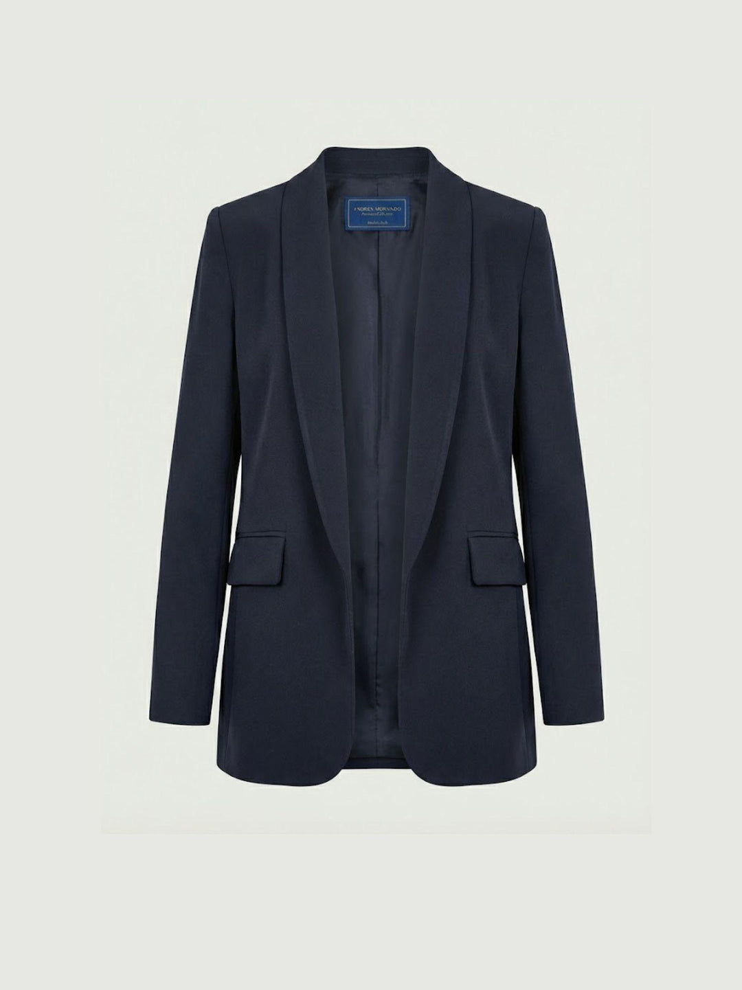 Blazer sciallato navy 1437 847 ANDREA MORANDO 