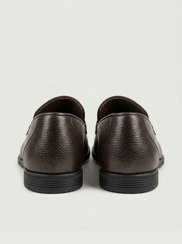Mocassino penny in pelle martellata testa di moro 2023 74 SAXONE 