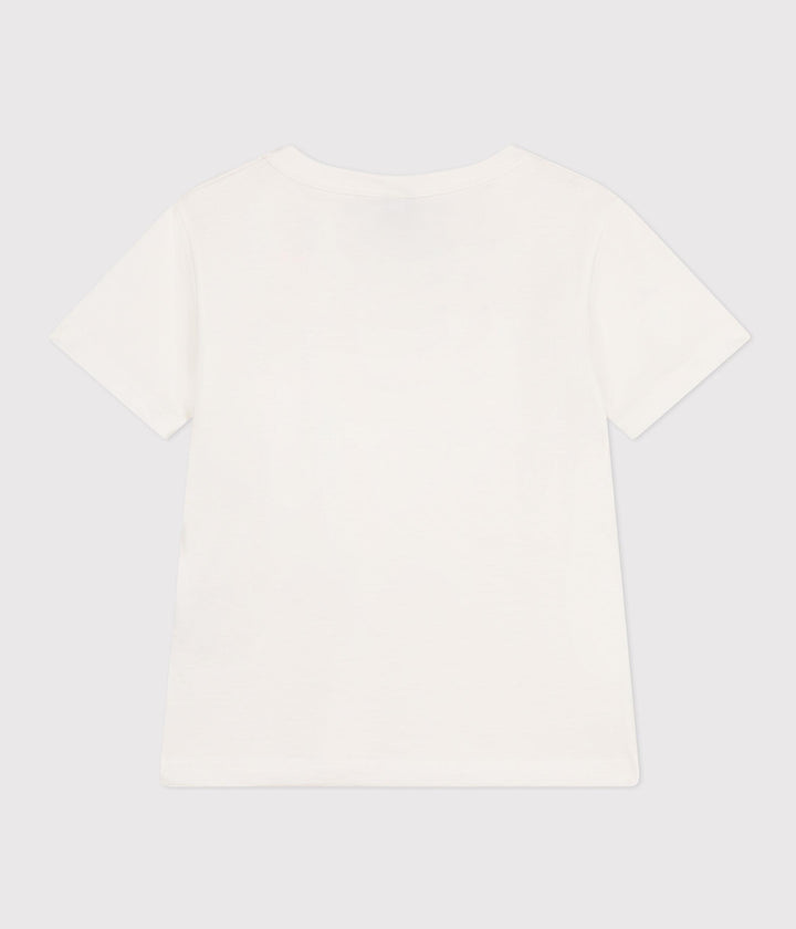 T-SHIRT STAMPATA IN JERSEY LEGGERO BAMBINO A0A2G 01 PETIT BATEAU 