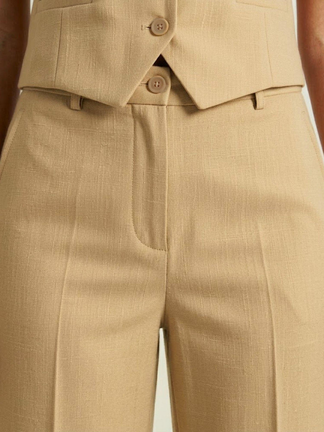 Pantalone sartoriale a palazzo senape 0636OR SENAPE ANDREA MORANDO 