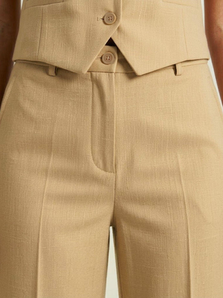 Pantalone sartoriale a palazzo senape 0636OR SENAPE ANDREA MORANDO 