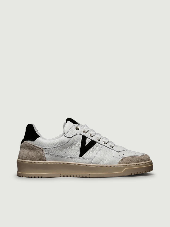 Sneaker College bianca con dettaglio nero SUCOL NE V2 
