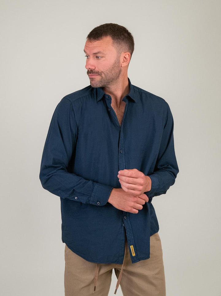CAMICIA IN mussola di COTONE BLU BRAD/TC/TC171 283 BAGGIES 
