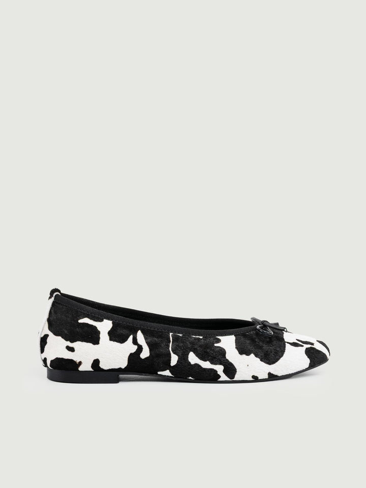 BALLERINA IN CAVALLINO COW PRINT CARDIF 3000 ANDREA MORANDO 