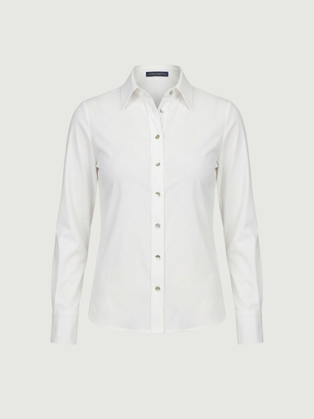 Camicia elasticizzata bianca 4004 BIANCA ANDREA MORANDO 