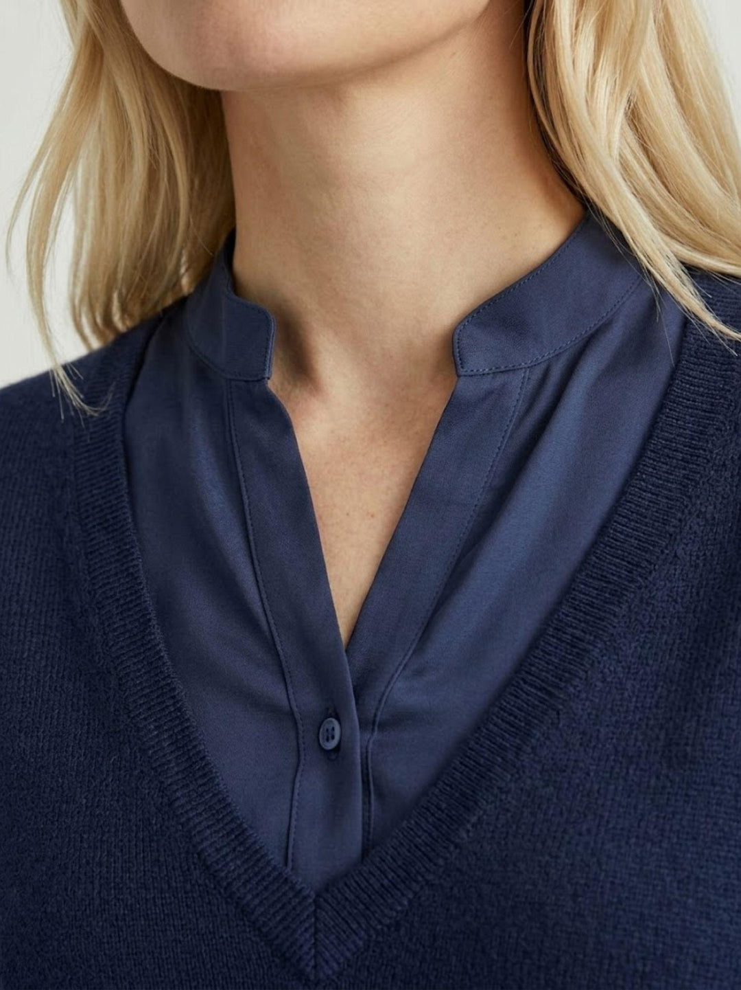 Maglia camicia blu 261231557 BLU ANDREA MORANDO 