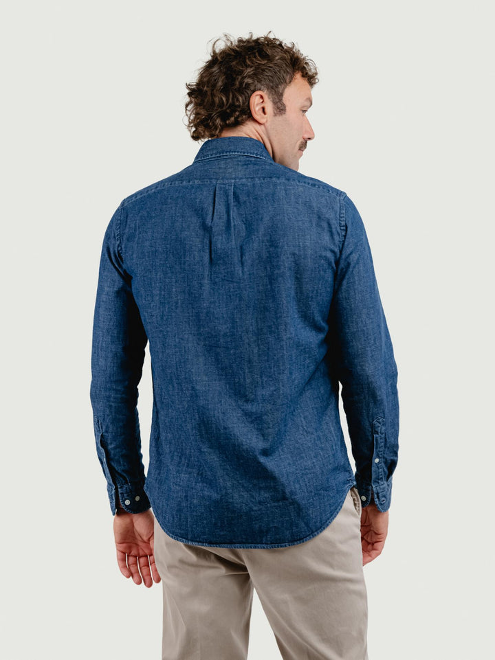CAMICIA BRADFORD IN DENIM SCURO BRADFORD/DEN26 02 BAGGIES 