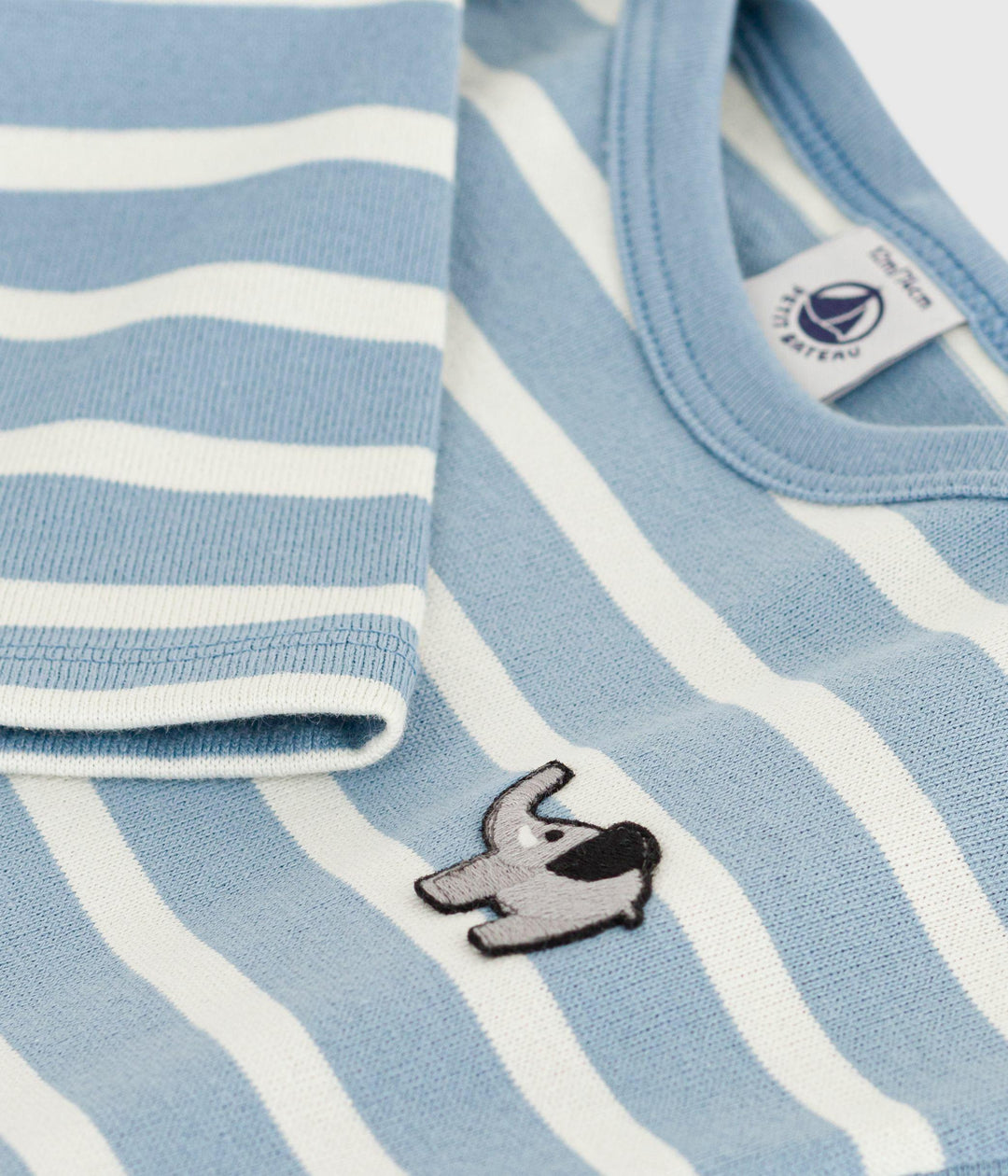 Marinière in cotone azzurra A0EE8 02 PETIT BATEAU 
