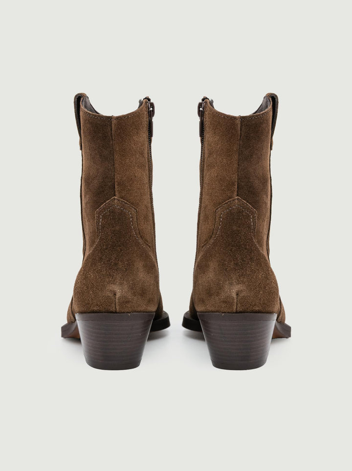 STIVALETTO TEXANO IN CAMOSCIO MUSTANG 5547 33 ALPE 