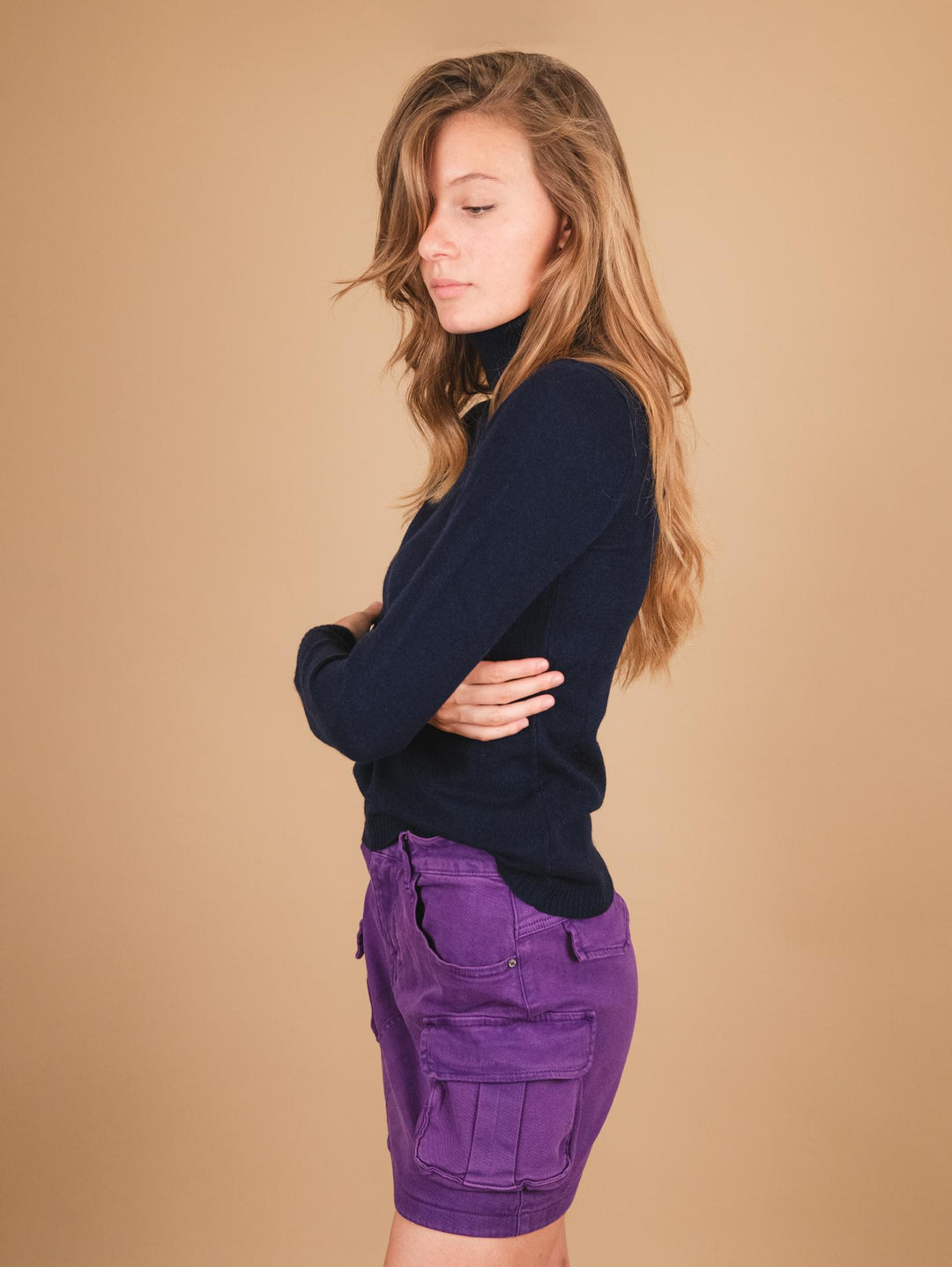 DOLCEVITA IN CASHMERE ECO-FRIENDLY BLU NINON BLU ABSOLUT CASHMERE 