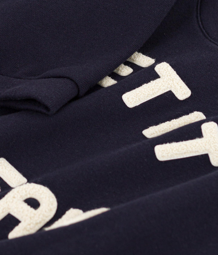 MAGLIA IN TESSUTO FELPATO DONNA A09VK 01 PETIT BATEAU 