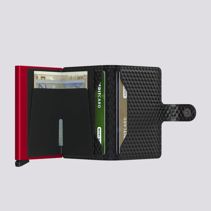 PORTACARTE SECRID CUBIC BLACK RED MCU BLACK/RED SECRID 