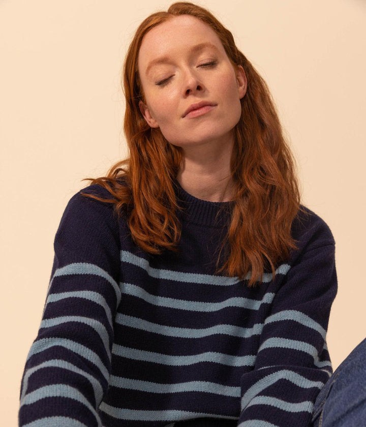 PULLOVER IN LANA ALLA MARINARA DONNA A089Y 01 PETIT BATEAU 