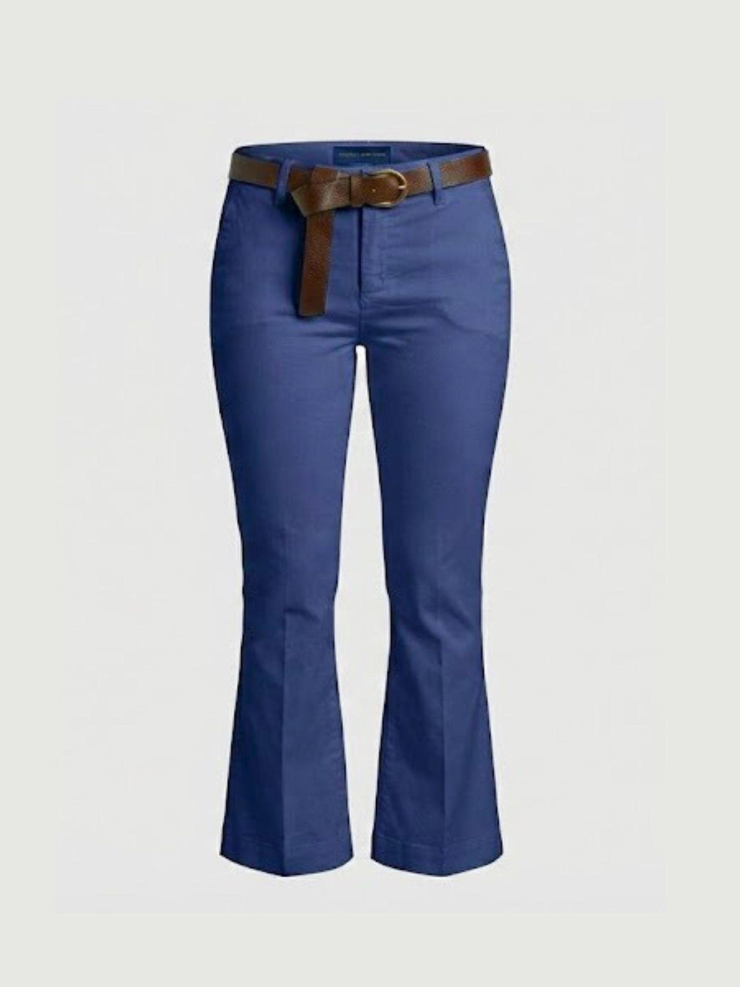 Pantalone a trombetta in cotone blu 824MA INCHIOSTRO ANDREA MORANDO 