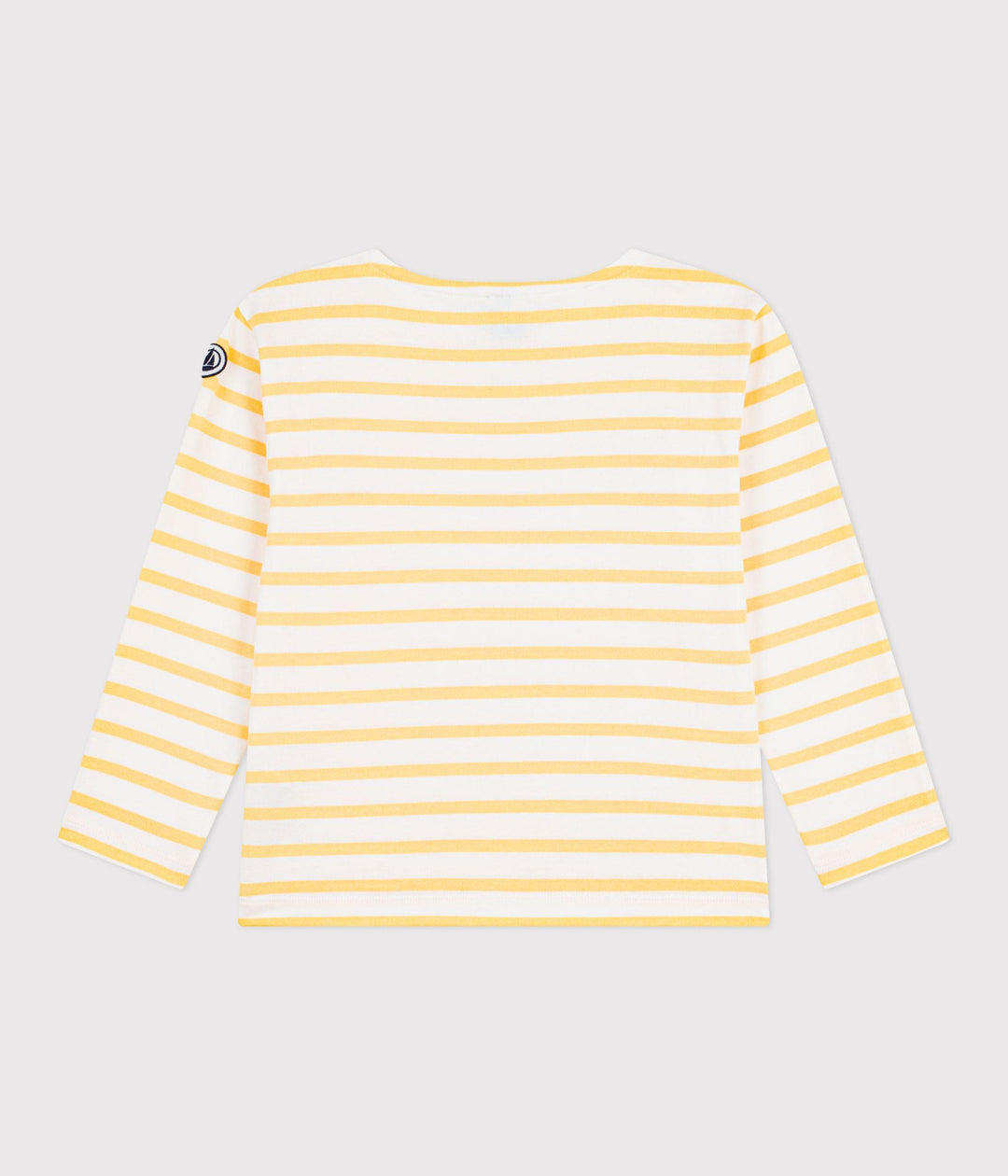 Marinière giallo e bianco A0FR6 02 PETIT BATEAU 