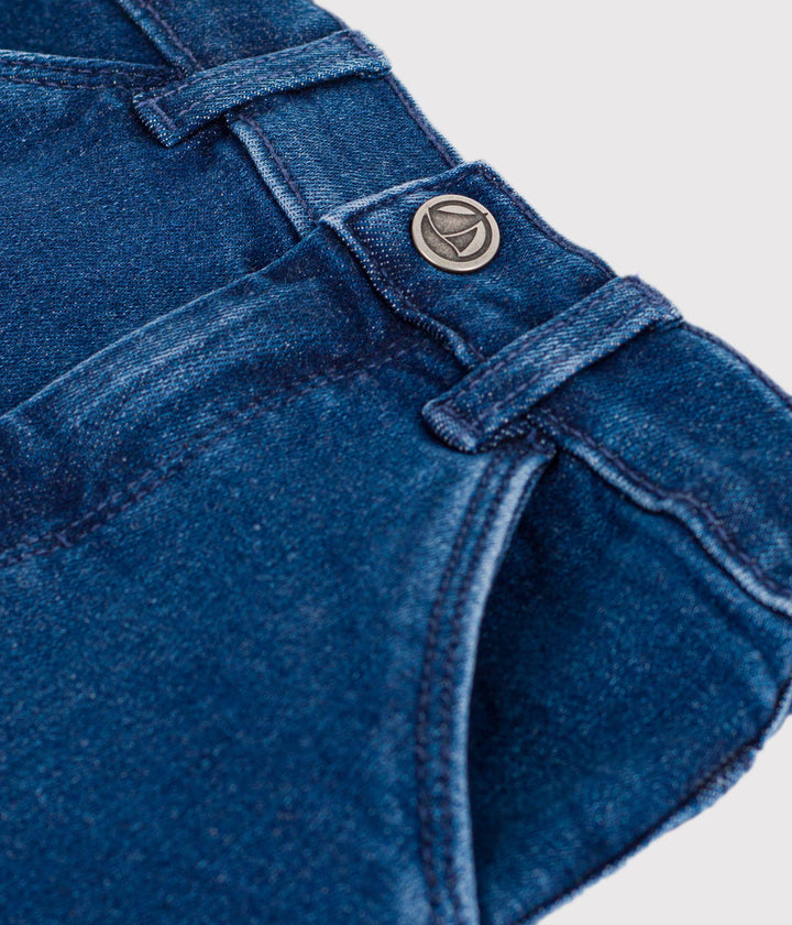 Pantaloni in denim neonato A0EDO 01 PETIT BATEAU 