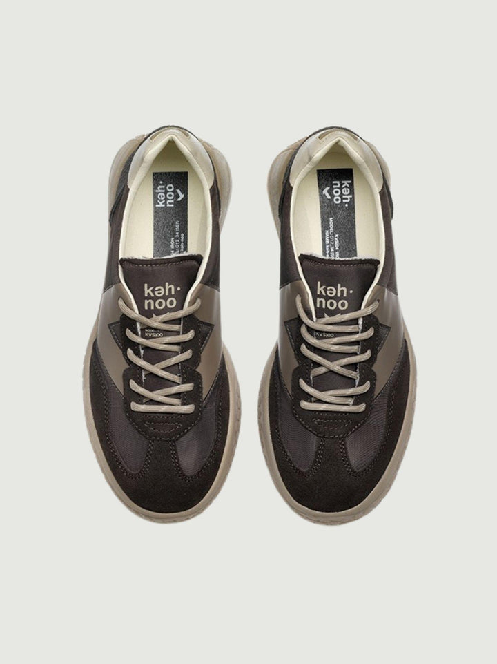 SNEAKER 9768 CON RIALZO TESTA MORO E NOCCIOLA 9768 447 KEH.NOO 