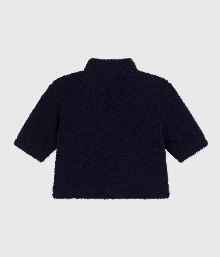 GIACCA IN SHERPA BLU A08Q2 01 PETIT BATEAU 