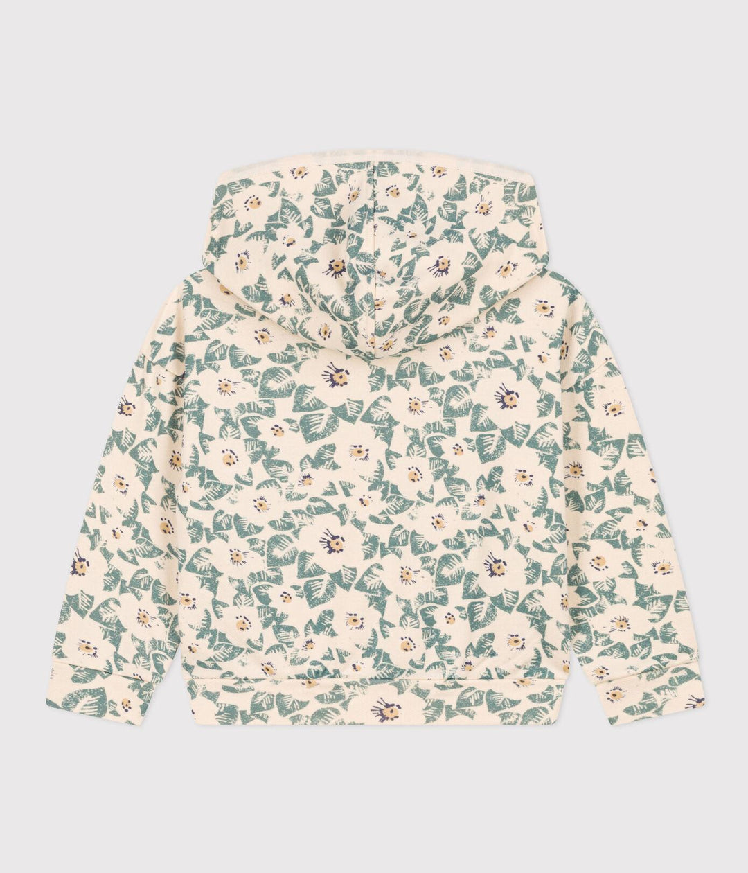 FELPA IN MOLLETON CON CAPPUCCIO A08GR 01 PETIT BATEAU 