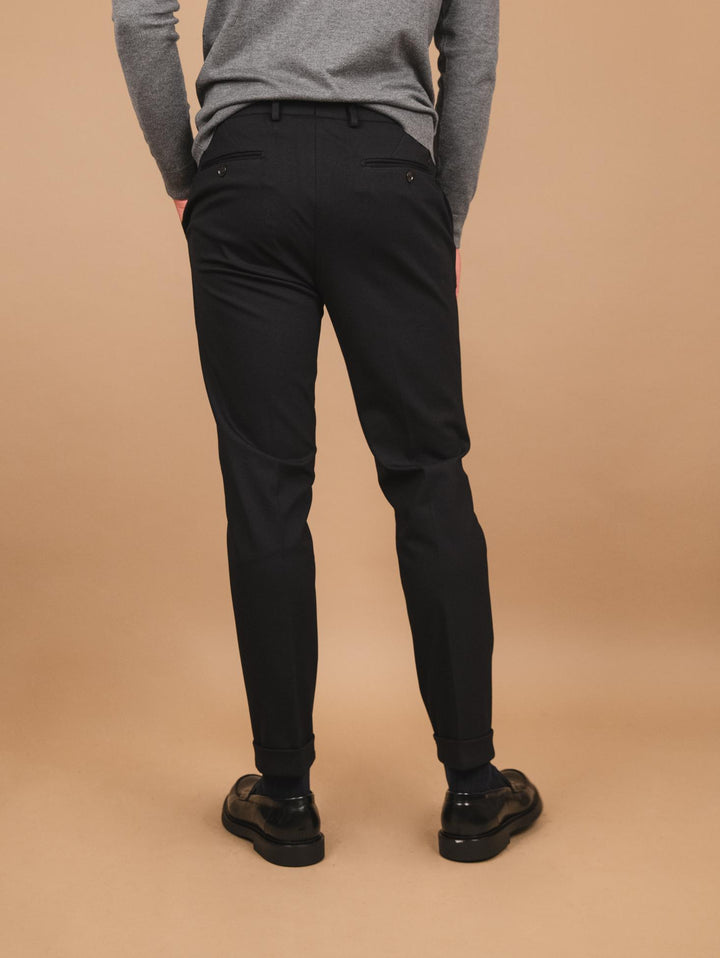 PANTALONE CHINOS ELASTICIZZATO nero OF1CT00P002 101 ANDREA MORANDO 