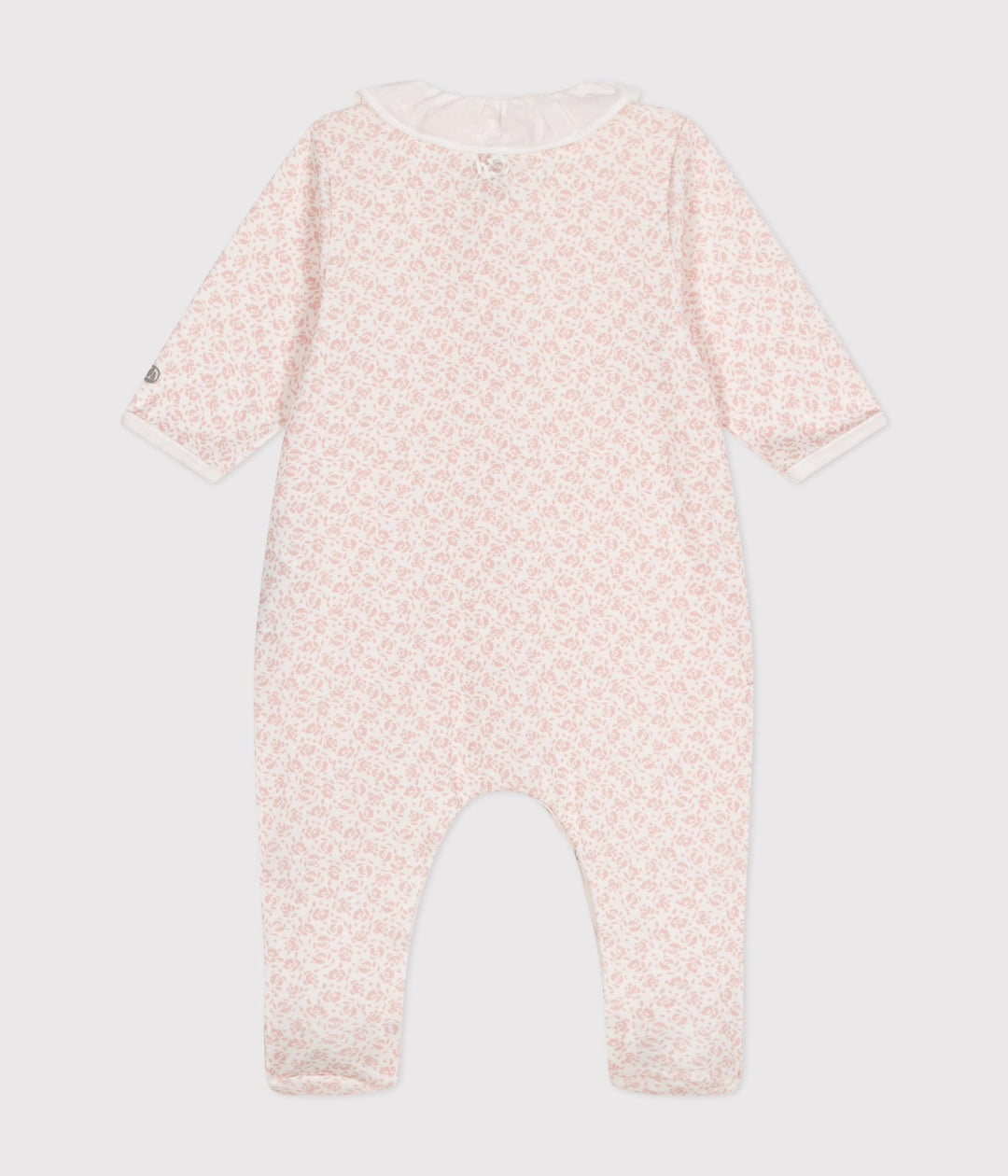 TUTINA PIGIAMA FANTASIA A FIORI IN COTONE BEBÈ A09G7 01 PETIT BATEAU 