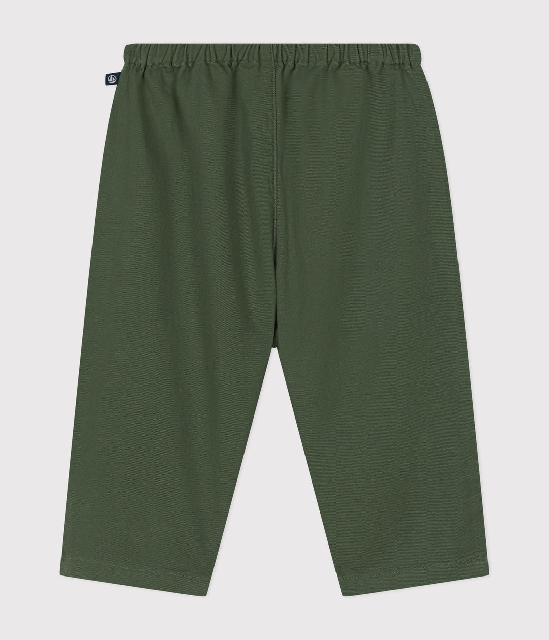 PANTALONE VERDE IN COTONE/LINO BEBÈ A09O8 03 PETIT BATEAU 