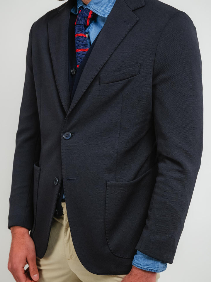 BLAZER MONOPETTO BLU NOTTE PONZA BLU NOTTE ANDREA MORANDO 