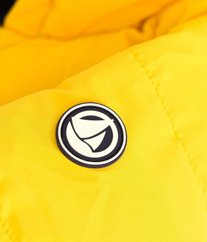 PIUMINO TINTA UNITA GIALLO BEBÈ A0EAC 05 PETIT BATEAU 