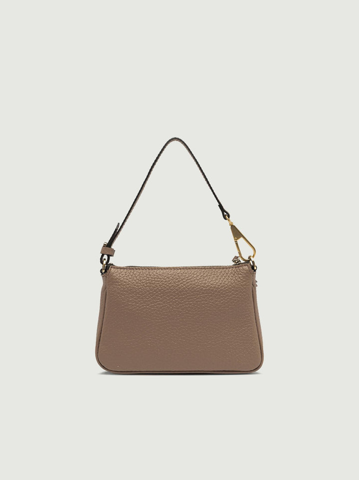 Borsa a spalla Brooke in pelle tortora 8750 TKL 2077 GIANNI CHIARINI 
